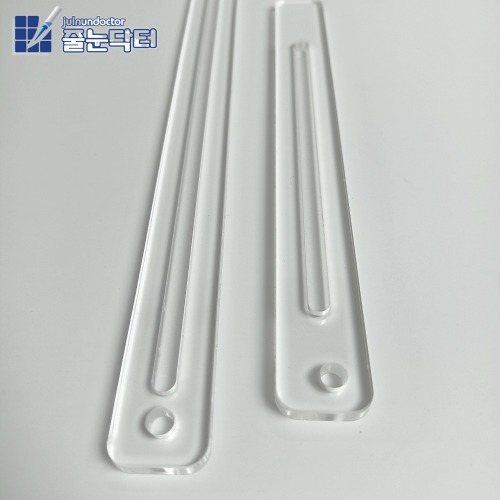 막대형 투명 샘플 스틱(소,대)